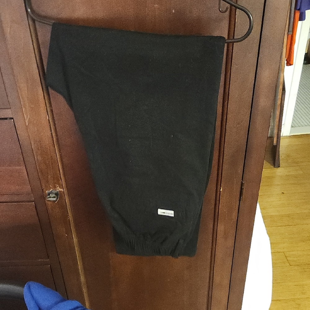 Black Straight Leg Women's Pants